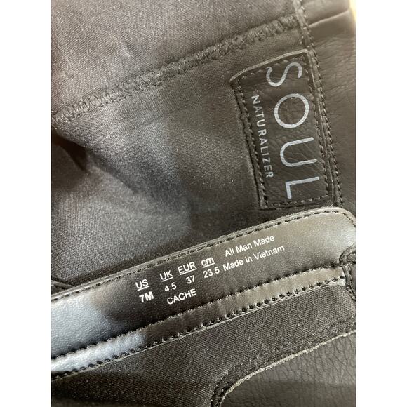 Soul by Naturalizer Womens Cache Knee High Boots Black Size 7 NWOB Buckle Detail - Picture 12 of 16